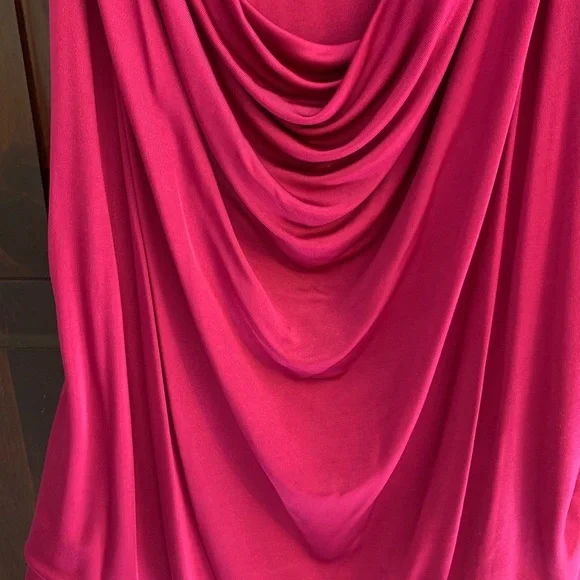 Diane Von Furstenberg Large Tank Top Sleeveless Pink Sexy Fuchsia XL summer club - Picture 7 of 12